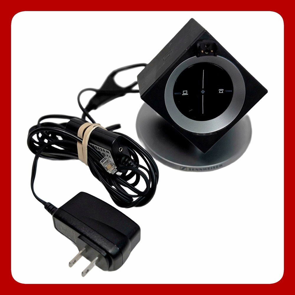 Sennheiser OR BS-US Black Wireless Charging Base Station 504381 Desk‎ Dock EUC